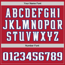 Charger l'image dans la galerie, Custom Stitched Red White-Royal Sports Pullover Sweatshirt Hoodie