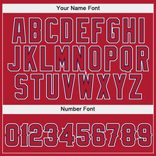 Charger l'image dans la galerie, Custom Stitched Red Red-Navy Sports Pullover Sweatshirt Hoodie