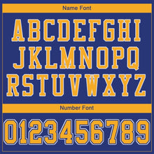 Charger l'image dans la galerie, Custom Royal Gold-White Mesh Authentic Football Jersey