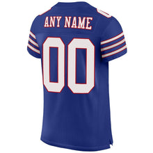 Charger l'image dans la galerie, Custom Royal White-Red Mesh Authentic Football Jersey