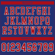 Загрузить изображение в средство просмотра галереи, Custom Royal Red-White Mesh Authentic Football Jersey
