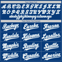 Загрузить изображение в средство просмотра галереи, Custom Royal White-Light Blue Authentic Baseball Jersey