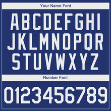 Charger l'image dans la galerie, Custom Royal White-Red Authentic Baseball Jersey