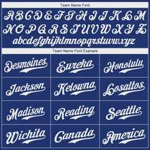 Charger l'image dans la galerie, Custom Royal White-Red Authentic Baseball Jersey