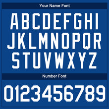 Load image into Gallery viewer, Custom Royal White Authentic Baseball Jersey