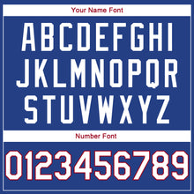 Load image into Gallery viewer, Custom Stitched Royal White-Red Sports Pullover Sweatshirt Hoodie