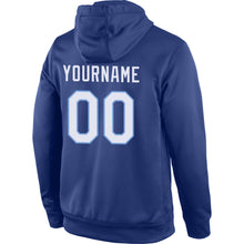 Загрузить изображение в средство просмотра галереи, Custom Stitched Royal White-Light Blue Sports Pullover Sweatshirt Hoodie