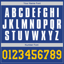 Load image into Gallery viewer, Custom Stitched Royal Gold-Red Sports Pullover Sweatshirt Hoodie