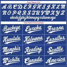 Charger l'image dans la galerie, Custom Stitched Royal White-Red Sports Pullover Sweatshirt Hoodie