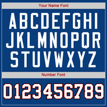 Загрузить изображение в средство просмотра галереи, Custom Royal White-Red Authentic Baseball Jersey