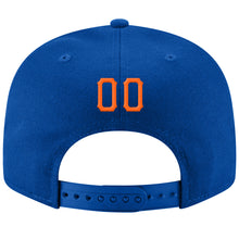 Charger l'image dans la galerie, Custom Royal Orange-White Stitched Adjustable Snapback Hat