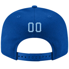 Charger l'image dans la galerie, Custom Royal Light Blue-White Stitched Adjustable Snapback Hat