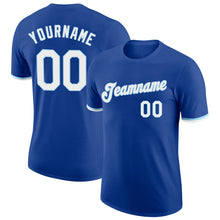 Загрузить изображение в средство просмотра галереи, Custom Royal White-Light Blue Performance T-Shirt
