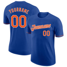 Загрузить изображение в средство просмотра галереи, Custom Royal Orange-White Performance T-Shirt