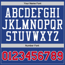 Загрузить изображение в средство просмотра галереи, Custom Royal Red-White Authentic Throwback Basketball Jersey