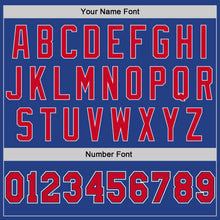 Загрузить изображение в средство просмотра галереи, Custom Royal Red-White Authentic Throwback Basketball Jersey