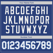 Load image into Gallery viewer, Custom Royal White-Light Blue Authentic Throwback Basketball Jersey