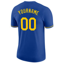 Load image into Gallery viewer, Custom Royal Gold Performance T-Shirt