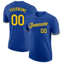 Load image into Gallery viewer, Custom Royal Gold Performance T-Shirt