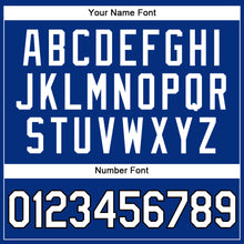 Load image into Gallery viewer, Custom Royal White-Black Authentic Baseball Jersey