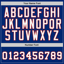 Загрузить изображение в средство просмотра галереи, Custom Royal White-Red Authentic Baseball Jersey