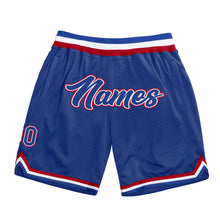 Charger l'image dans la galerie, Custom Royal Royal-Red Authentic Throwback Basketball Shorts