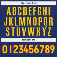 Load image into Gallery viewer, Custom Stitched Royal Gold-Orange Sports Pullover Sweatshirt Hoodie