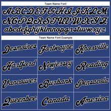 Load image into Gallery viewer, Custom Royal White Pinstripe Red-Black Authentic Basketball Jersey