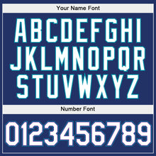 Загрузить изображение в средство просмотра галереи, Custom Stitched Royal White-Teal Sports Pullover Sweatshirt Hoodie