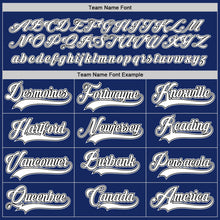 Laden Sie das Bild in den Galerie-Viewer, Custom Royal White-Black Hockey Jersey