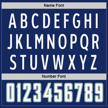 Laden Sie das Bild in den Galerie-Viewer, Custom Royal White-Kelly Green Hockey Jersey