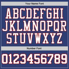 Load image into Gallery viewer, Custom Stitched Royal White-Red Sports Pullover Sweatshirt Hoodie