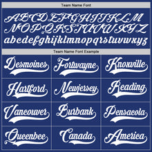 Load image into Gallery viewer, Custom Royal White-Red Authentic Baseball Jersey