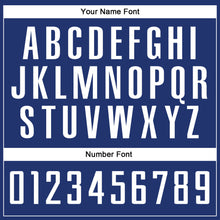 Load image into Gallery viewer, Custom Royal White Authentic Baseball Jersey