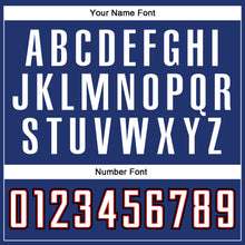 Load image into Gallery viewer, Custom Royal White-Red Authentic Baseball Jersey