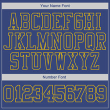 Загрузить изображение в средство просмотра галереи, Custom Stitched Royal Royal-Gold Sports Pullover Sweatshirt Hoodie