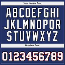 Load image into Gallery viewer, Custom Stitched Royal White-Red Sports Pullover Sweatshirt Hoodie