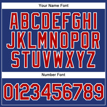 Загрузить изображение в средство просмотра галереи, Custom Royal Red-White Authentic Baseball Jersey