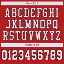 Загрузить изображение в средство просмотра галереи, Custom Scarlet White-Black Mesh Authentic Football Jersey