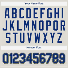 Load image into Gallery viewer, Custom Cream Royal-Gold Baseball Jersey