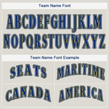 Load image into Gallery viewer, Custom Cream Royal-Gold Baseball Jersey