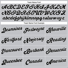 Laden Sie das Bild in den Galerie-Viewer, Custom Gray Black Pinstripe Black-White Authentic Basketball Jersey