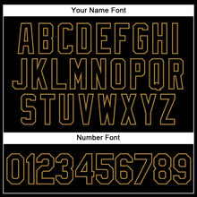 Load image into Gallery viewer, Custom White Black-Old Gold Authentic Split Fashion Basketball Jersey