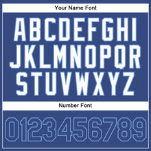 Load image into Gallery viewer, Custom White Royal-Light Blue Authentic Split Fashion Basketball Jersey