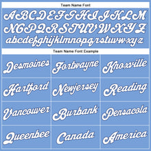 Charger l'image dans la galerie, Custom White Light Blue-Royal Authentic Split Fashion Basketball Jersey