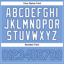 Charger l'image dans la galerie, Custom White Light Blue-Royal Authentic Split Fashion Basketball Jersey