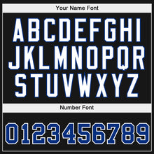 Load image into Gallery viewer, Custom Stitched Gold Royal-Black Split Fashion Sports Pullover Sweatshirt Hoodie