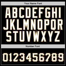 Laden Sie das Bild in den Galerie-Viewer, Custom Stitched Orange White-Black Split Fashion Sports Pullover Sweatshirt Hoodie