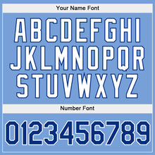 Charger l'image dans la galerie, Custom Stitched Gold Royal-Light Blue Split Fashion Sports Pullover Sweatshirt Hoodie