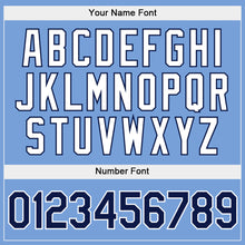 Load image into Gallery viewer, Custom Stitched Gold Navy-Light Blue Split Fashion Sports Pullover Sweatshirt Hoodie